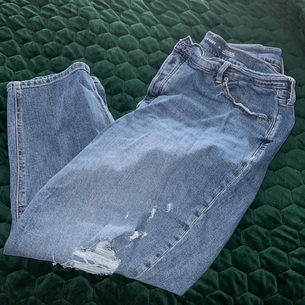 Size 20 Extra High Rise Sky-Hi Straight Jeans